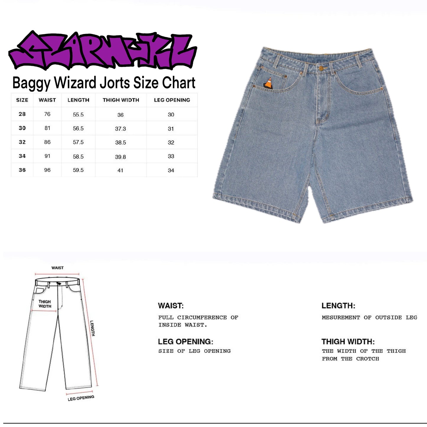 Slapnukl Wizard Jorts