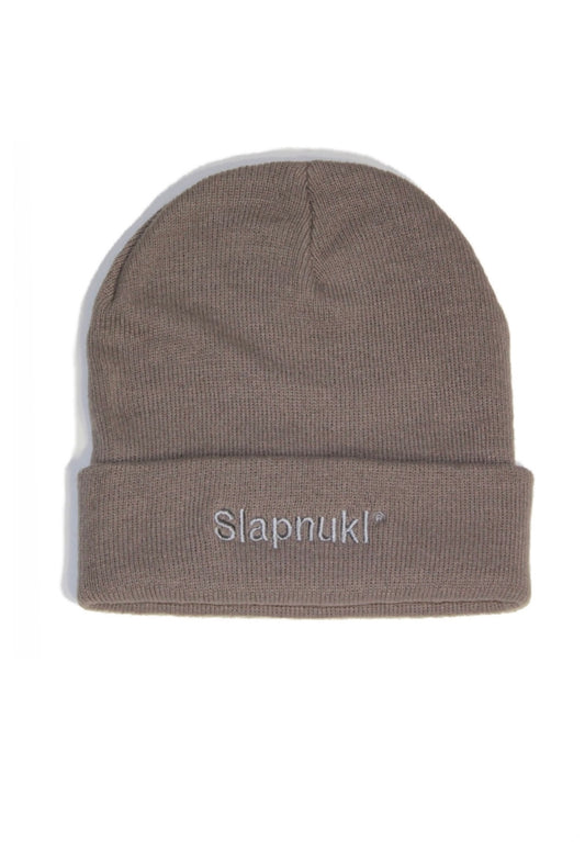 Slapnukl - Logo Cuff Beanie Mushroom